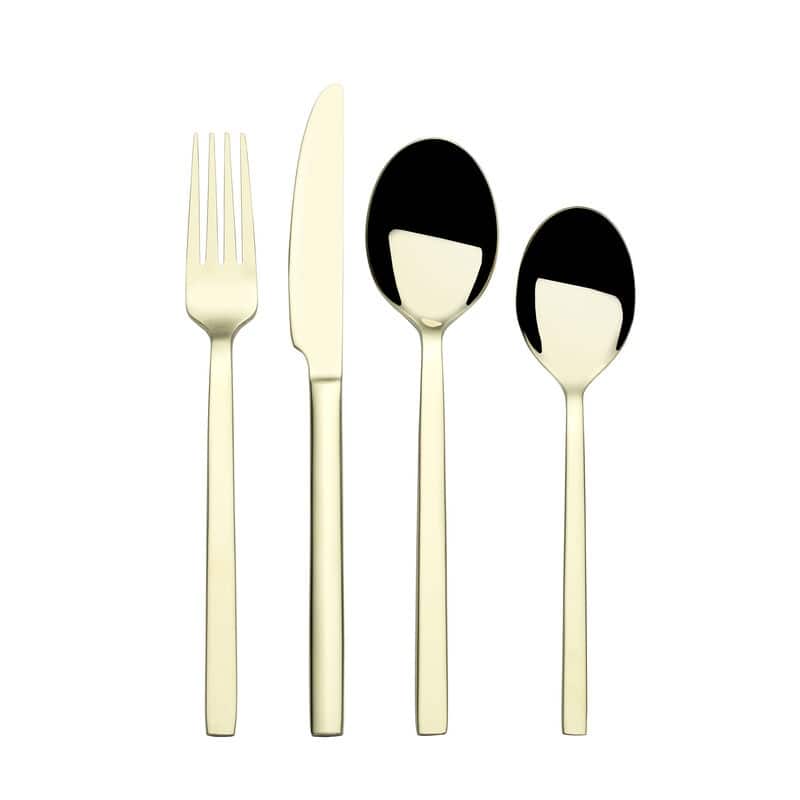 Towle Living Paros Champagne 16-Piece Flatware Set