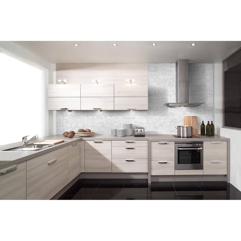 Carrara Marble 3" x 9" Honed Tile