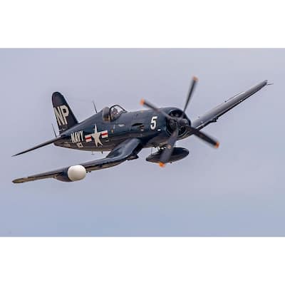 F-44 Military Airplane in Flight by Wayne Collamore Art Poster - Print On Demand - 24 x 36 Inch