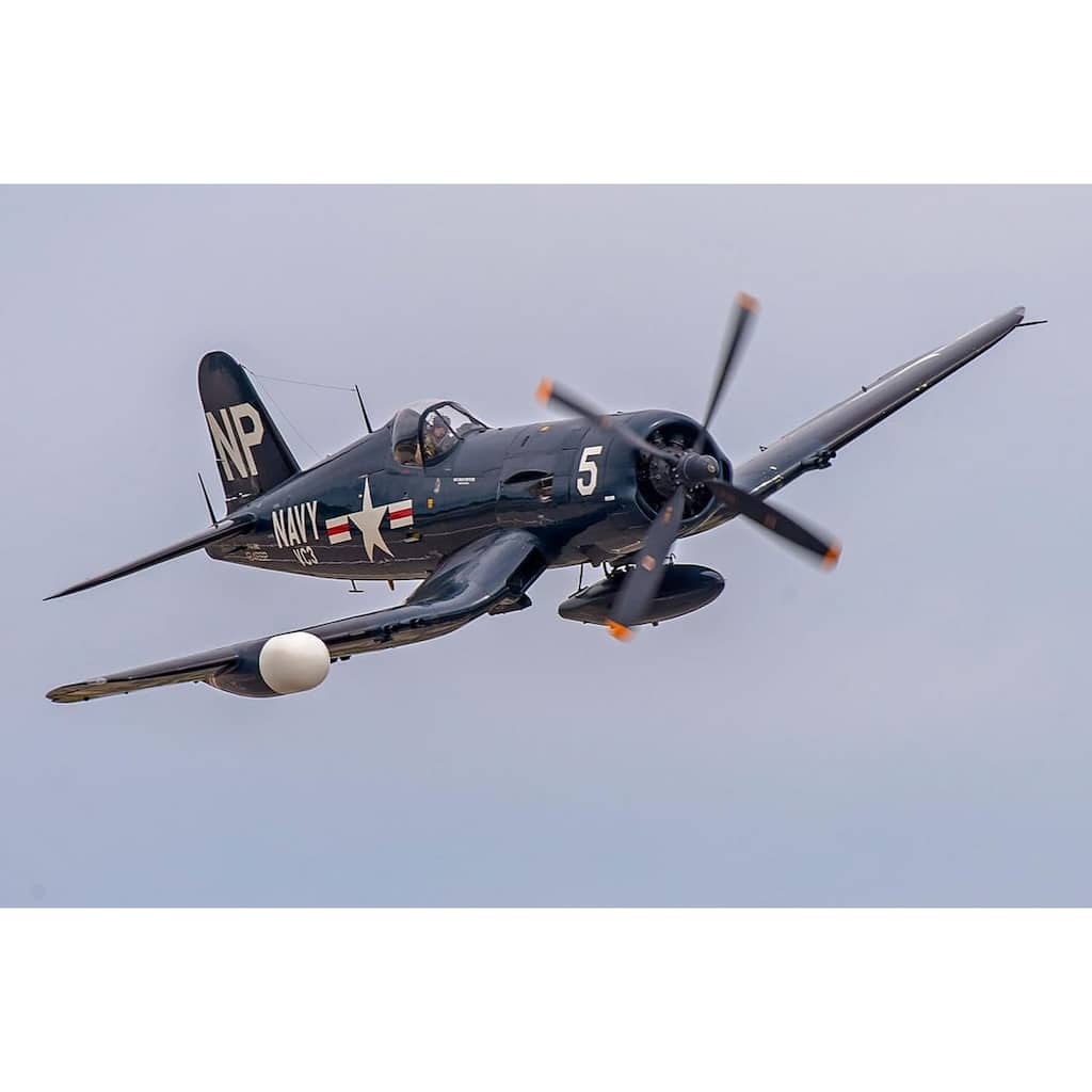 F-44 Military Airplane in Flight by Wayne Collamore Art Poster - Print On Demand - 24 x 36 Inch