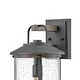 preview thumbnail 3 of 2, Hinkley Lakehouse Collection One Light 5W Med. LED Outdoor Medium Wall Mount Lantern, Aged Zinc