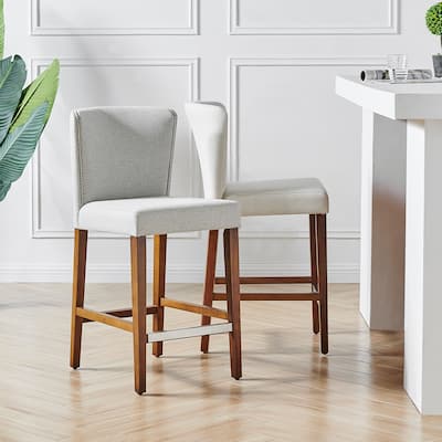 NPD Furniture Albie KD Fabric Counter Stool