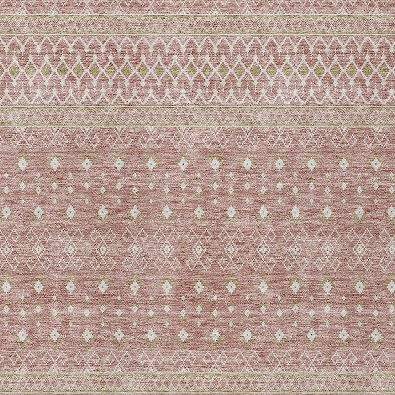 HomeRoots Tribal Transitional Rectangle Outdoor Rug