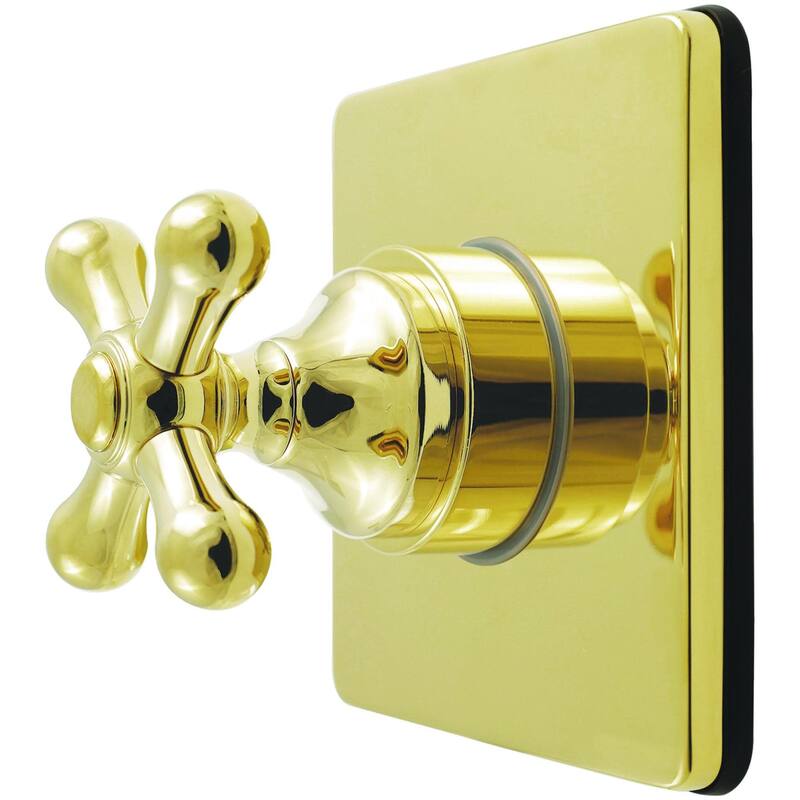 Kingston Brass KS404.AX Restoration Single Handle 6 Function Diverter - Polished Brass