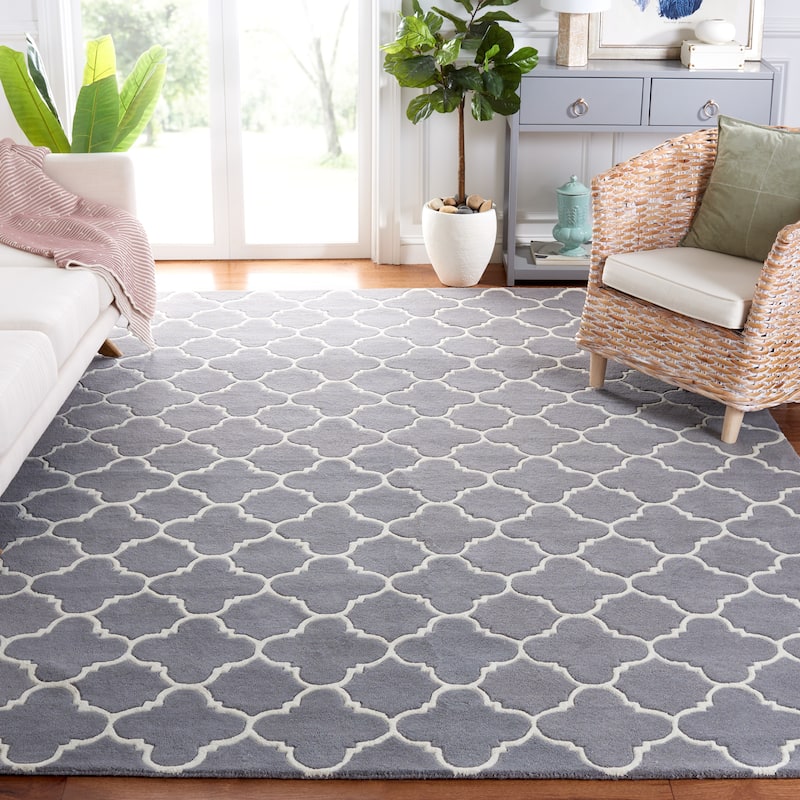 SAFAVIEH, Handmade Chatham Caisa Modern Moroccan Wool Rug