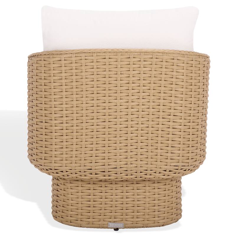 SAFAVIEH COUTURE Giuseppe Rattan Weaving Chair - 29"W x 30"D x 29"H
