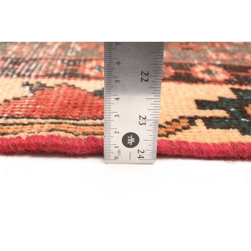 ECARPETGALLERY Hand-knotted Konya Anatolian Red Wool Rug - 4'7 x 5'11