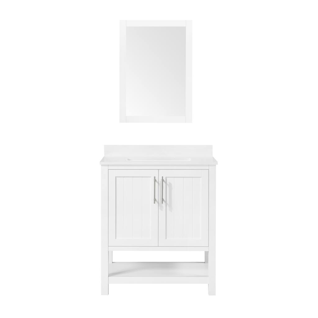 Ove Decors Concord 30 in. Single Sink Vanity Kit White