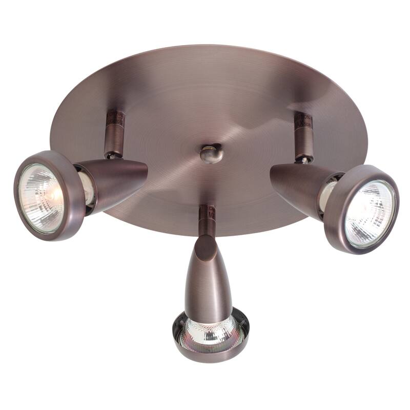 Access Lighting Mirage 3 Light Flush Mount Ceiling Spot Light with - Bronze