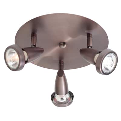 Access Lighting Mirage 3 Light Flush Mount Ceiling Spot Light with