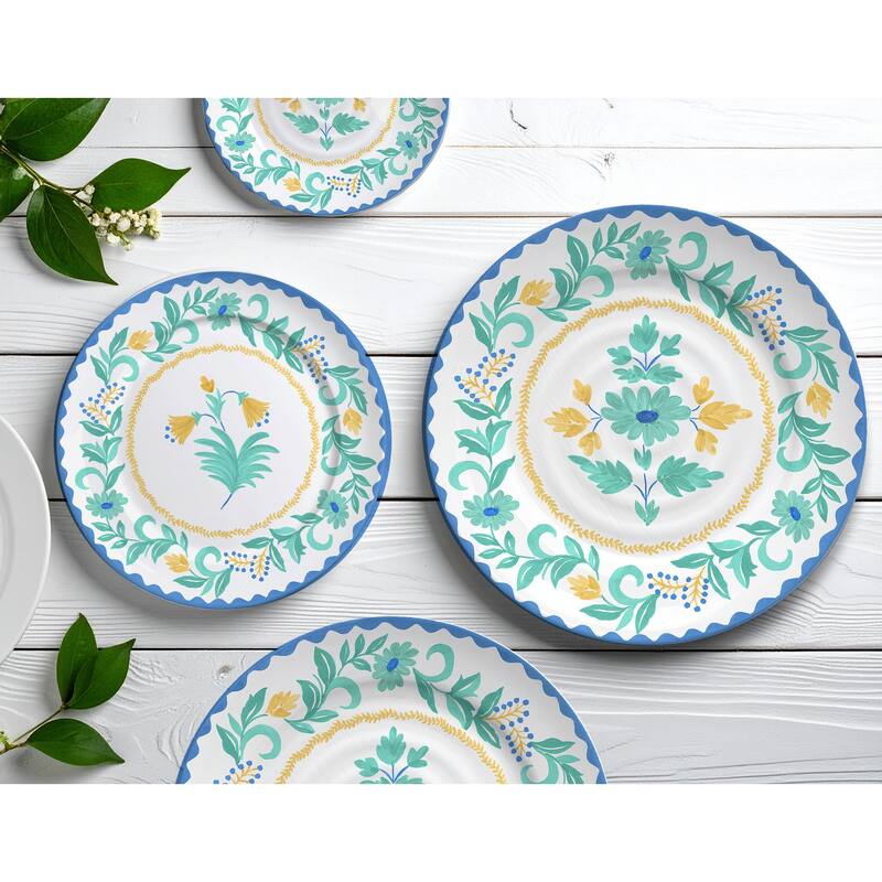 Abode Homewares Montelupo NewWave Melamine Low Bowl - Multicolor - 7.6" - Set of 6