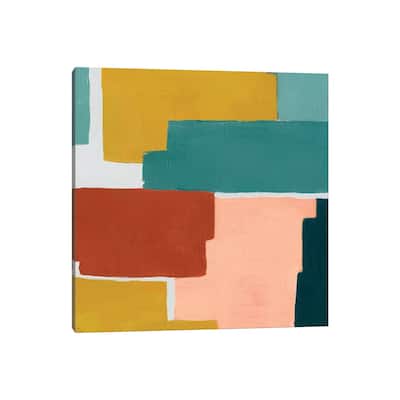 iCanvas "Block Abstract IV" by Grace Popp Canvas Print