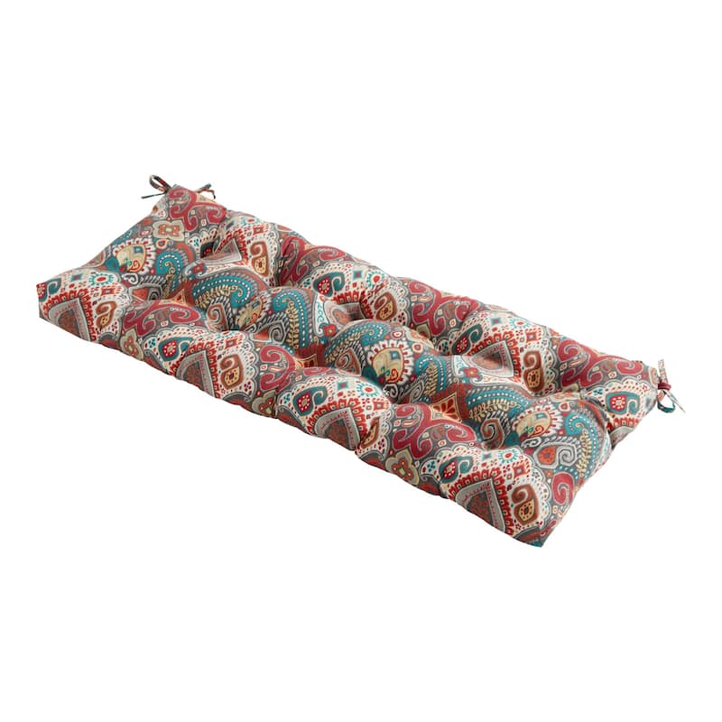 Greendale Home Fashions Global 18-inch x 51-inch Outdoor Bench Cushion (Cushion Only) - Asbury Park