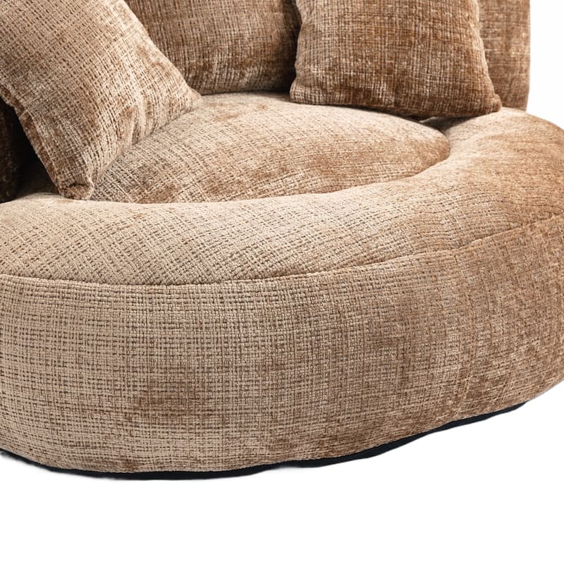 Lazy Sofa Durable Comfort Lounger High Back Bean Bag Chair Couch With Three Pillows for Adults and Kids, Indoor & Outdoor