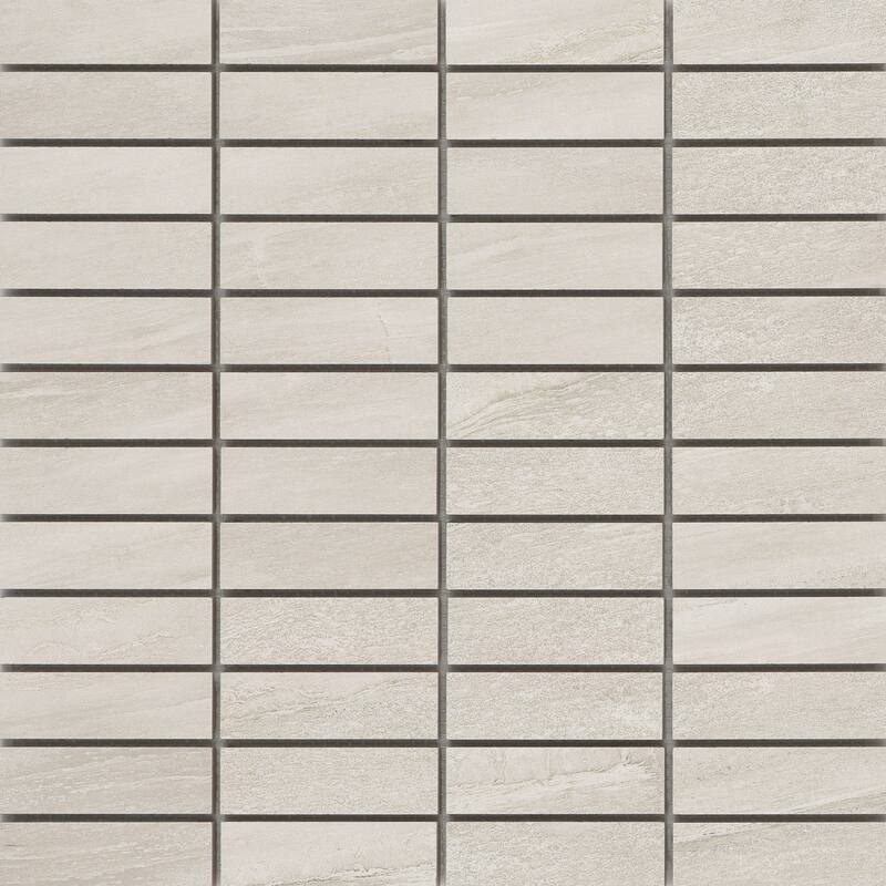 Emser Tile Technique - 12" x 12" Rectangle Linear Mosaic Floor and