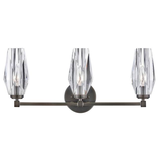 Hinkley Lighting Ana 3 Light 24" Wide Bathroom Vanity Light with - Black Oxide