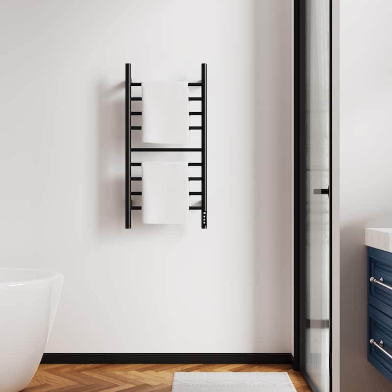 Wall Mounted Heated Towel Rack for Bathroom
