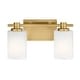 preview thumbnail 2 of 5, Hinkley Lighting Karlie 2 Light 13.25" Wide Bathroom Vanity Light with