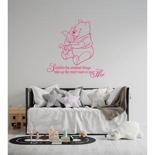 Winnie the Pooh Quote Wall Decal Vinyl Sticker - Bed Bath & Beyond ...