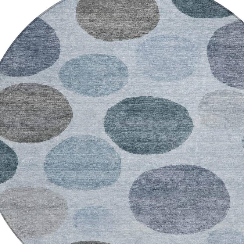 HomeRoots Geometric Transitional Rectangle Outdoor Rug
