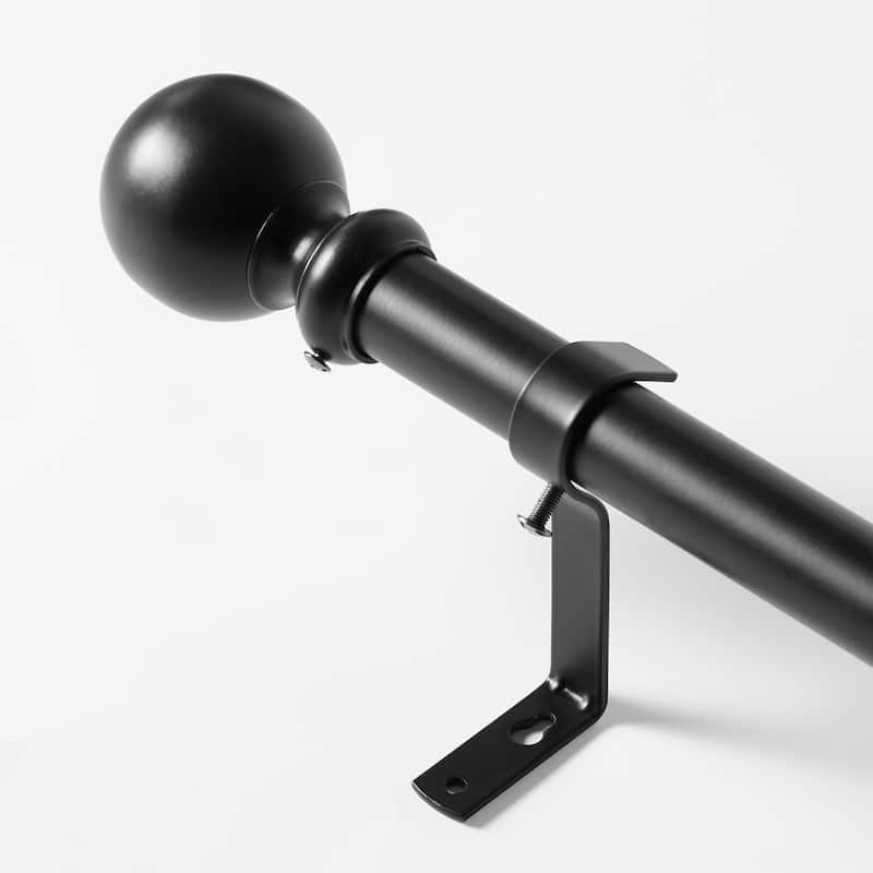 Exclusive Fabrics Classic Sphere Ball Extendable Metal Rod Set, 52 - 144
