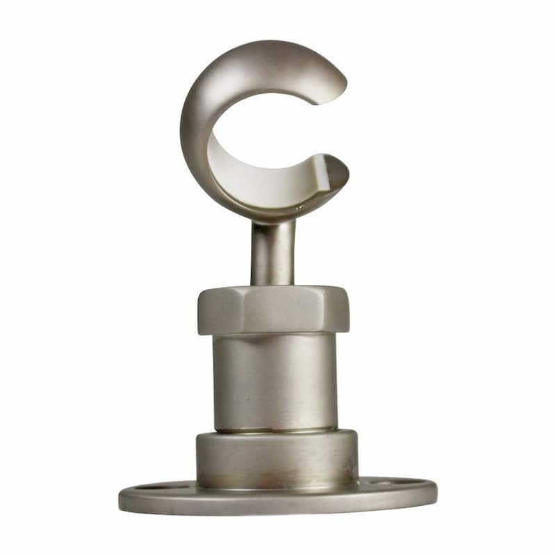 Brass Twist-In Bracket Satin Nickel Shower Part Replacement Renovators Supply