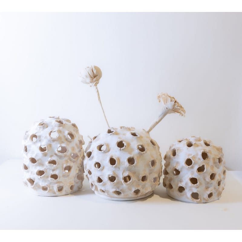 Artichoke Tabletop Decoration - 25" - Cream