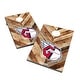 preview thumbnail 1 of 3, Cleveland Guardians 2x4 MLB Cornhole Bag Toss Include Carry Case