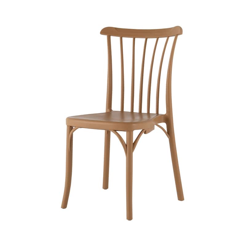 Rio Resin Stackable Dining Chair, Set of 2 - Tan