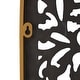 preview thumbnail 15 of 22, Brown Wooden Handmade Arched Floral Wall Decor with Intricate Carvings (Set of 2)