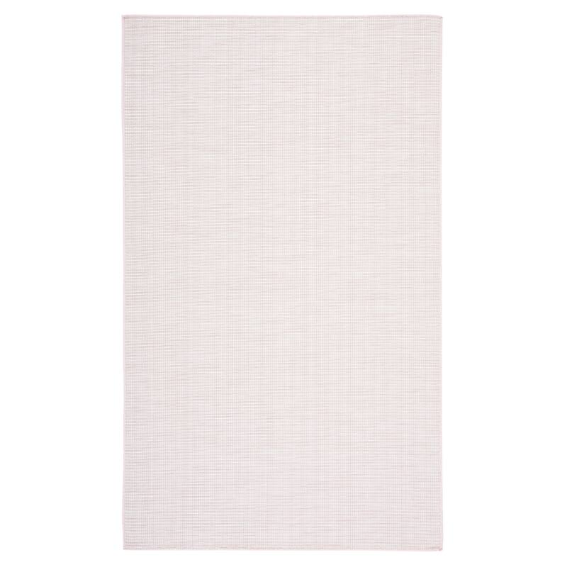 Martha Stewart by SAFAVIEH Silvestra Indoor/ Outdoor Rug - 6'5" Square - Beige/Pink