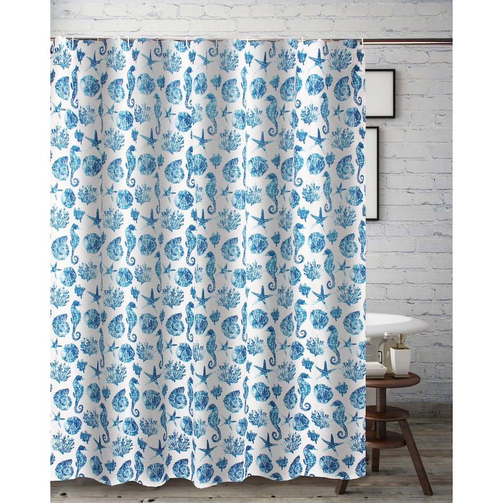 Greenland Home Fashions Pebble Beach Bath and Shower Curtain
