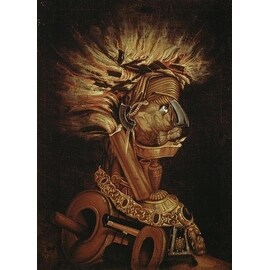 Shop The Fire By Giuseppe Arcimboldo Abstract Art Print