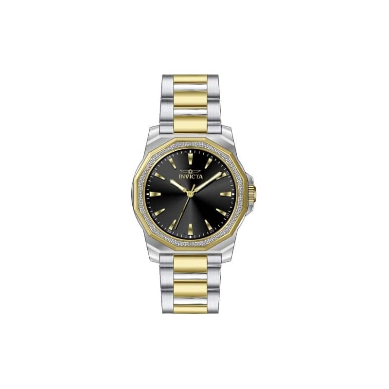 Invicta Men's 49105 Speedway Quartz 3 Hand Black Dial Watch