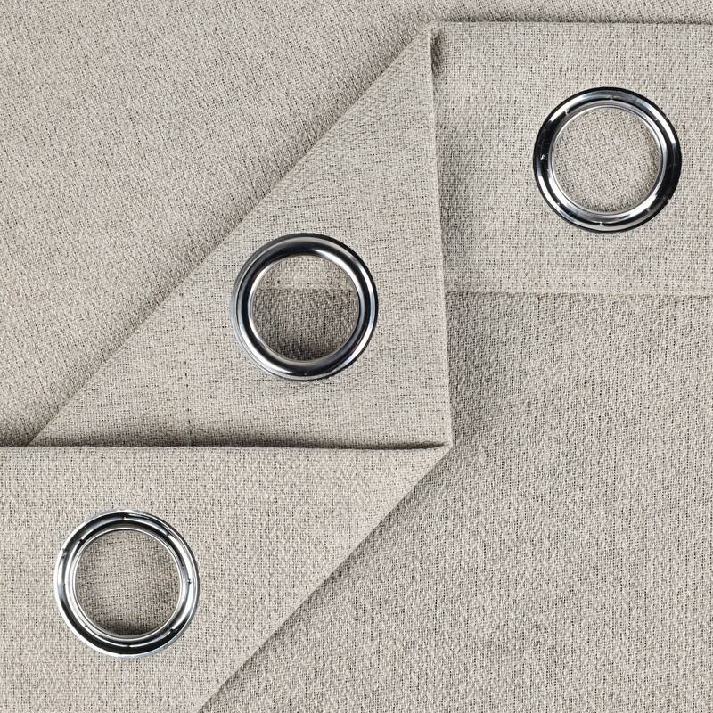 Superior Nyan 100% Blackout Grommet Curtains, Set of 2 Panels