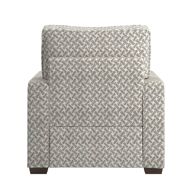 Roros Fabric Upholstered Square Arm Chair by iNSPIRE Q Classic