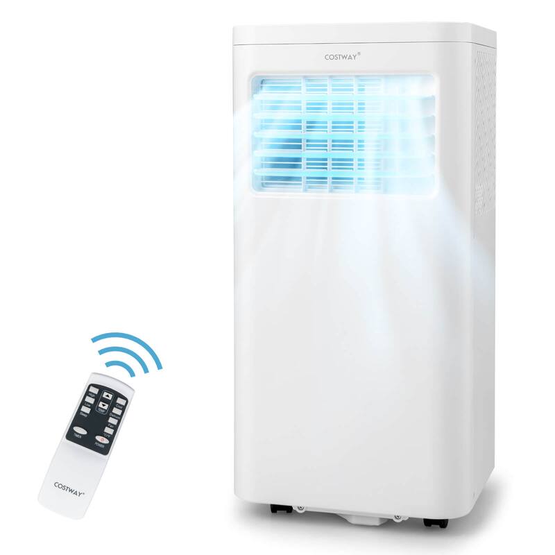 Costway 6000 BTU (10000 BTU ASHRAE) Portable Air Conditioner 3-in-1 AC - See Details - White