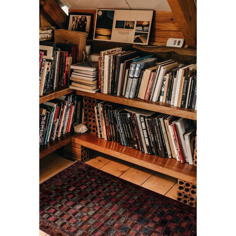 ECARPETGALLERY Hand-knotted Melis Vintage Red Wool Rug - 4'9 x 7'10