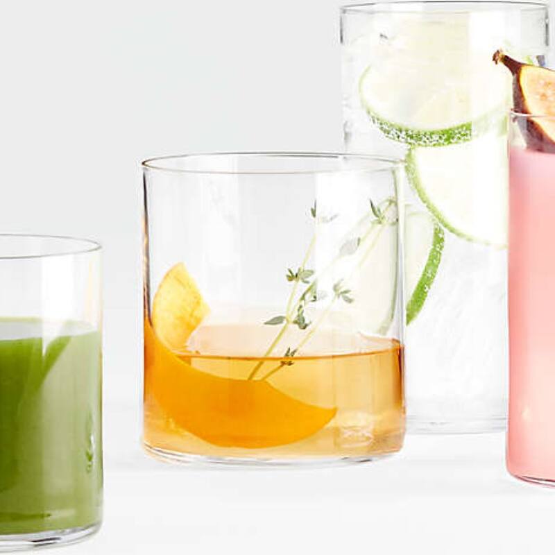 Luigi Bormioli Set of 6 Top Class Beverage Glasses - 12.25 oz