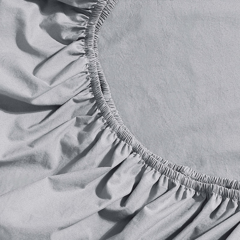 Calvin Klein Washed Cotton Percale Sheet Set