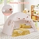 preview thumbnail 26 of 28, Gymax Twin Full Size Bed Tent w/2 Windows Flags for Boys & Girls Aged