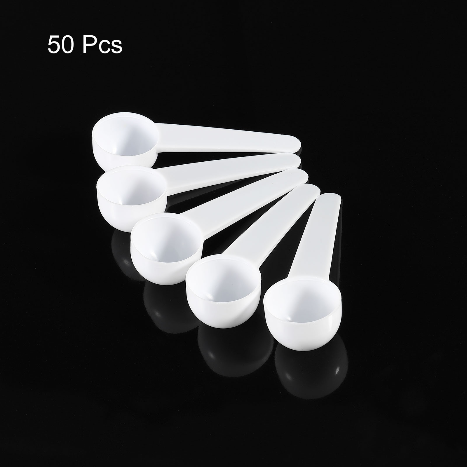 Micro Spoons 5 Gram Measuring Scoop Round Bottom Mini Spoon 50Pcs - White -  On Sale - Bed Bath & Beyond - 35771986