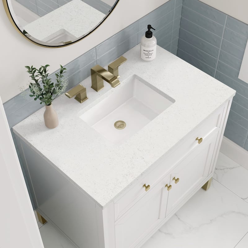 James Martin Vanities 503-V36-3LDL Chicago 36" Free Standing Single