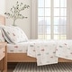 preview thumbnail 3 of 37, Linery & Co. Turkish Cotton Double-Brushed Christmas Flannel Bed Sheet Set Full - Winter Trees - Red
