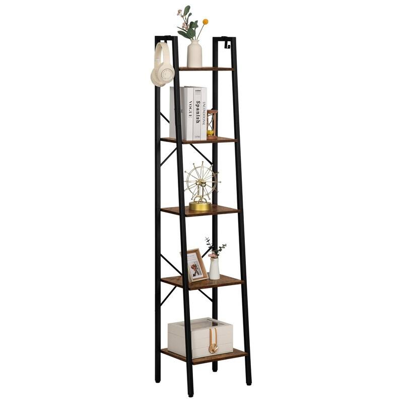 Ladder Shelf - 13.4"D x 11.8"W x 63"H