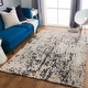 preview thumbnail 4 of 12, Janice Handmade Modern Abstract Area Rug 2' x 3' - Beige/Grey