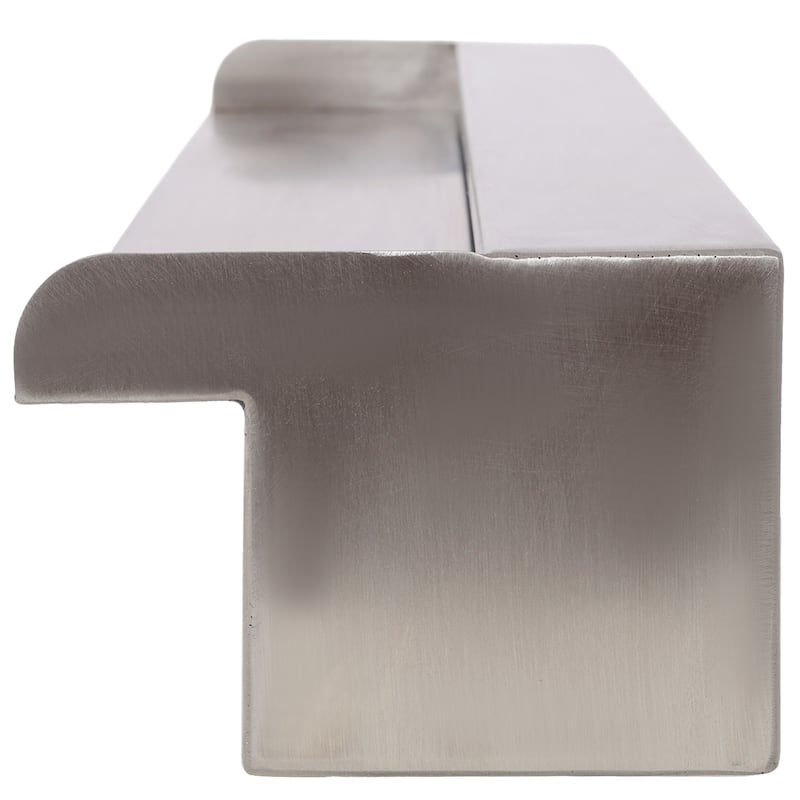 Pool Fountain, Spillway for Swimming Pool Decoration Sheer Descent, Waterfall Fountain, Stainless Steel 17.7"