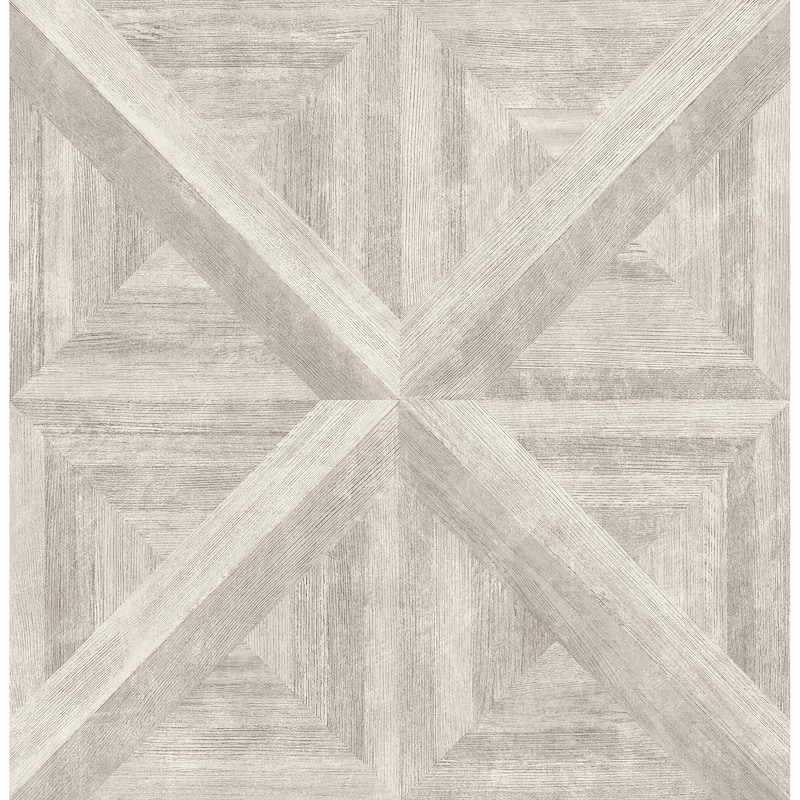 A-Street Prints Carriage House Neutral Wood Wallpaper