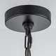 preview thumbnail 13 of 56, Dimmable Large Drum Glass Chandelier for Dining Room High Ceiling Living Room
