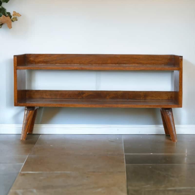Artisan furniture Chestnut Nordic Storage Bench - Chestnut